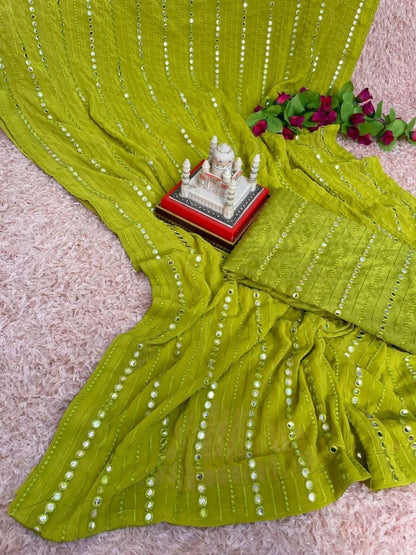 Heer Georgette Saree