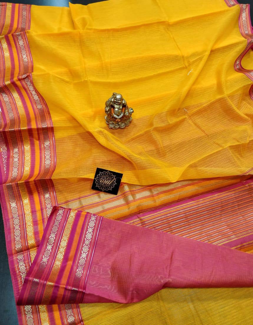 Rich Kora Cotton Saree